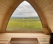 Last inn bildet i Galleri-visningsprogrammet, utendørs vedfyrt badstu, utendørs badstue bergen, timberin badstue, timber in a sauna, timberin barrel sauna
