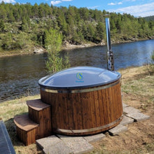 Last inn bildet i Galleri-visningsprogrammet, førsteklasses vedfyrt badestamp / Norges ledende  badestamp
